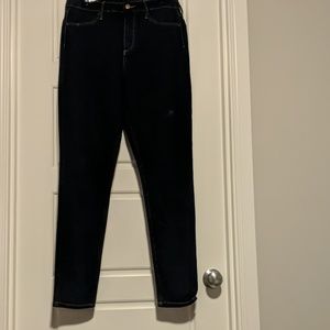 Dark Blue High Waisted Jeans